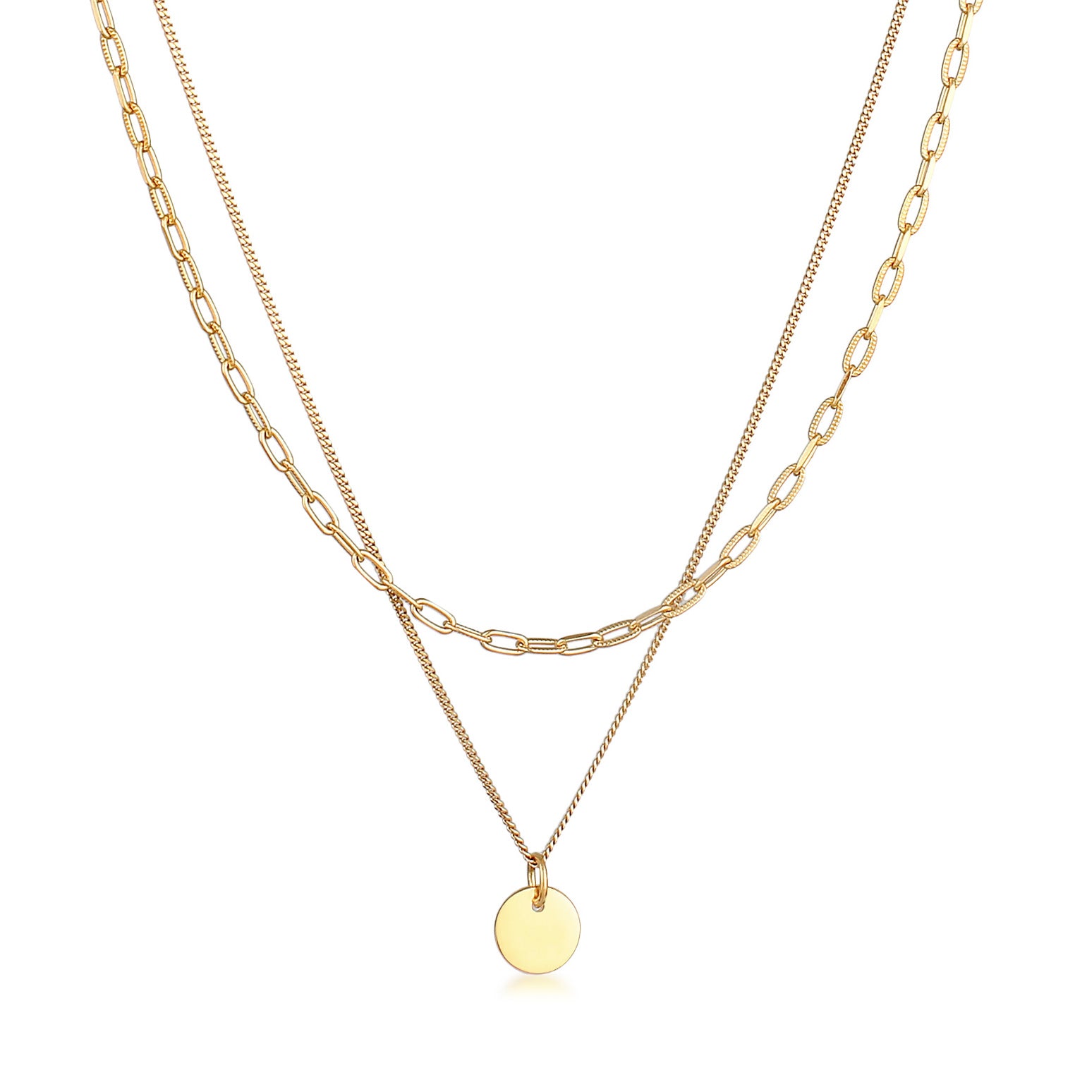 Layer Halskette einzigartiger mehrschichtiger Style – Elli | bei Jewelry Elli