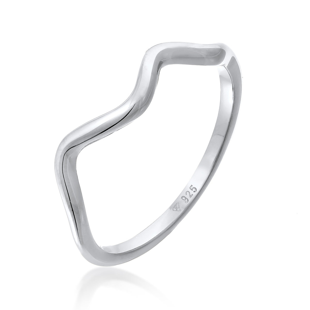 Silber - Elli | Ring Wellen Organic | 925er Sterling Silber