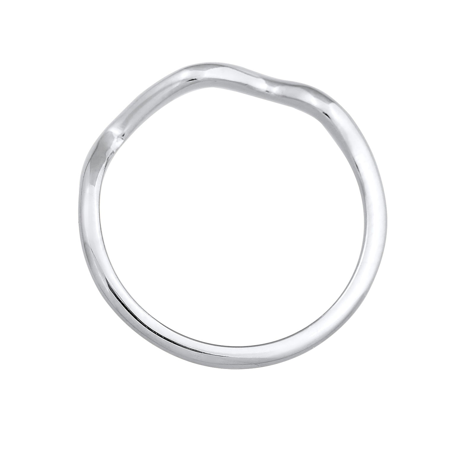 Silber - Elli | Ring Wellen Organic | 925er Sterling Silber