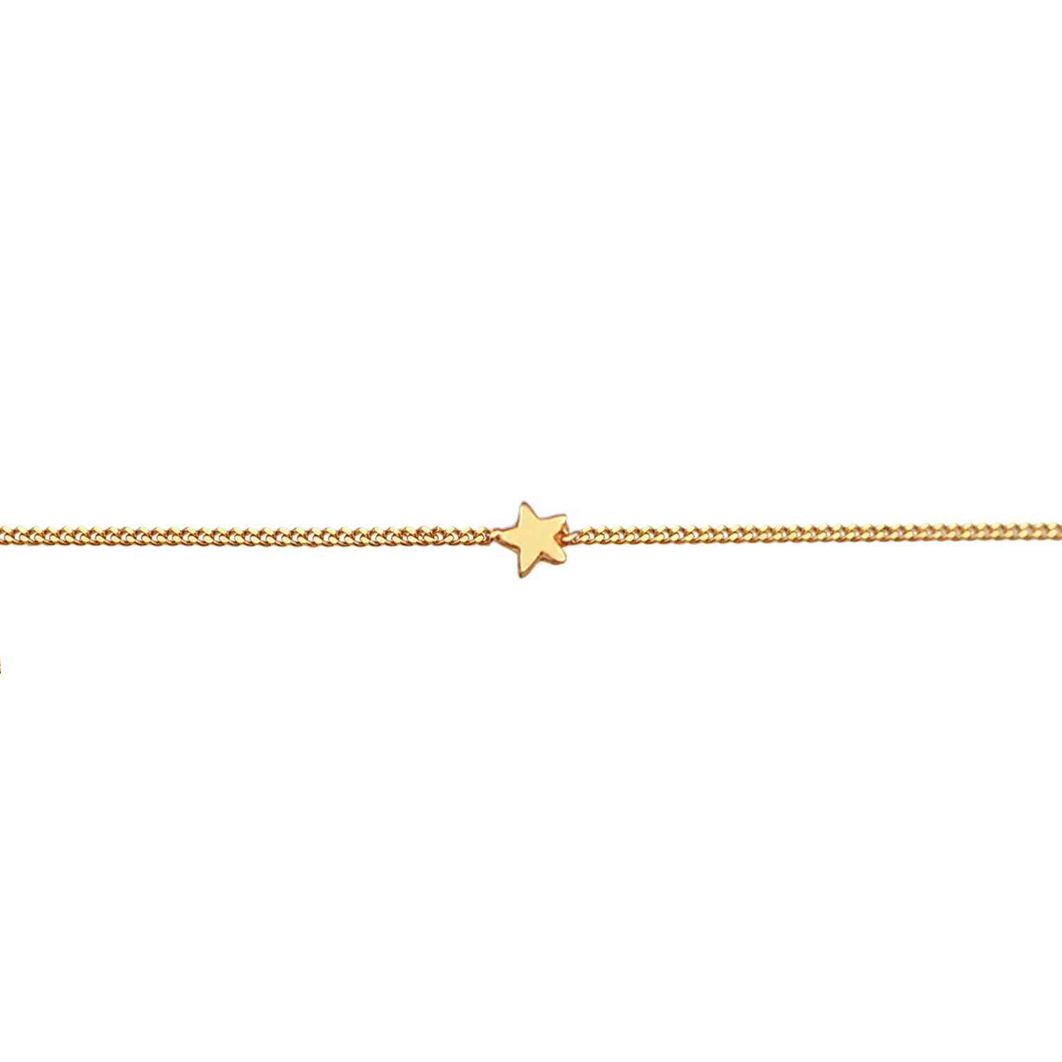Gold - Elli PREMIUM | Basic Stern Astro Choker 375 Gelbgold
