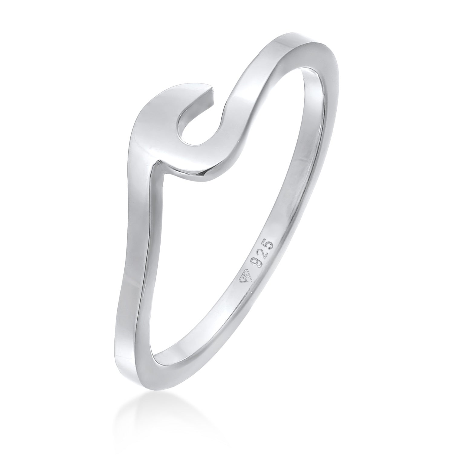 Silber - Elli | Ring Welle | 925er Sterling Silber