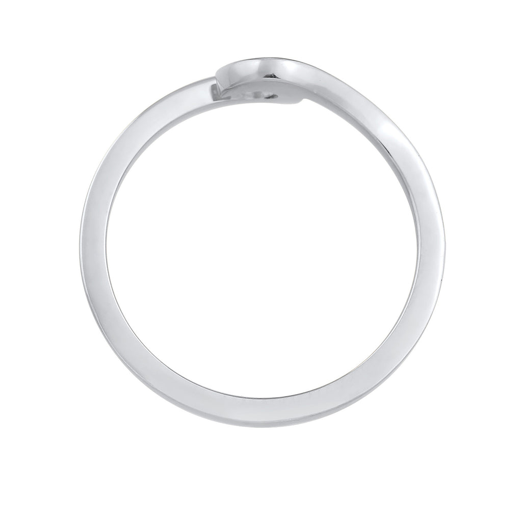 Silber - Elli | Ring Welle | 925er Sterling Silber