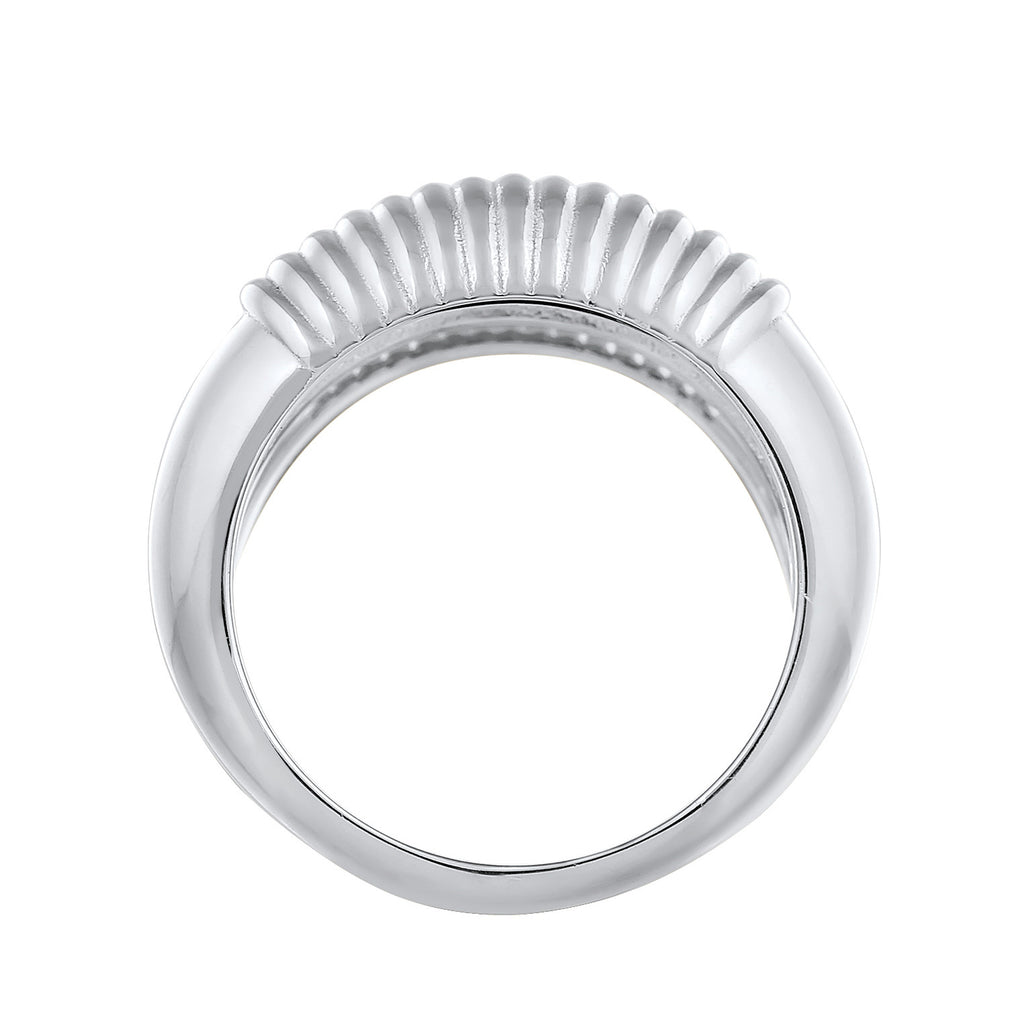 Silber - Elli PREMIUM | Bandring Chunky | 925er Sterling Silber