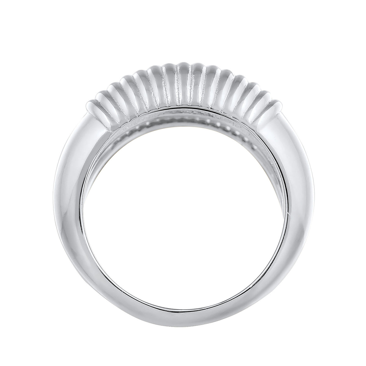 Silber - Elli PREMIUM | Bandring Chunky | 925er Sterling Silber