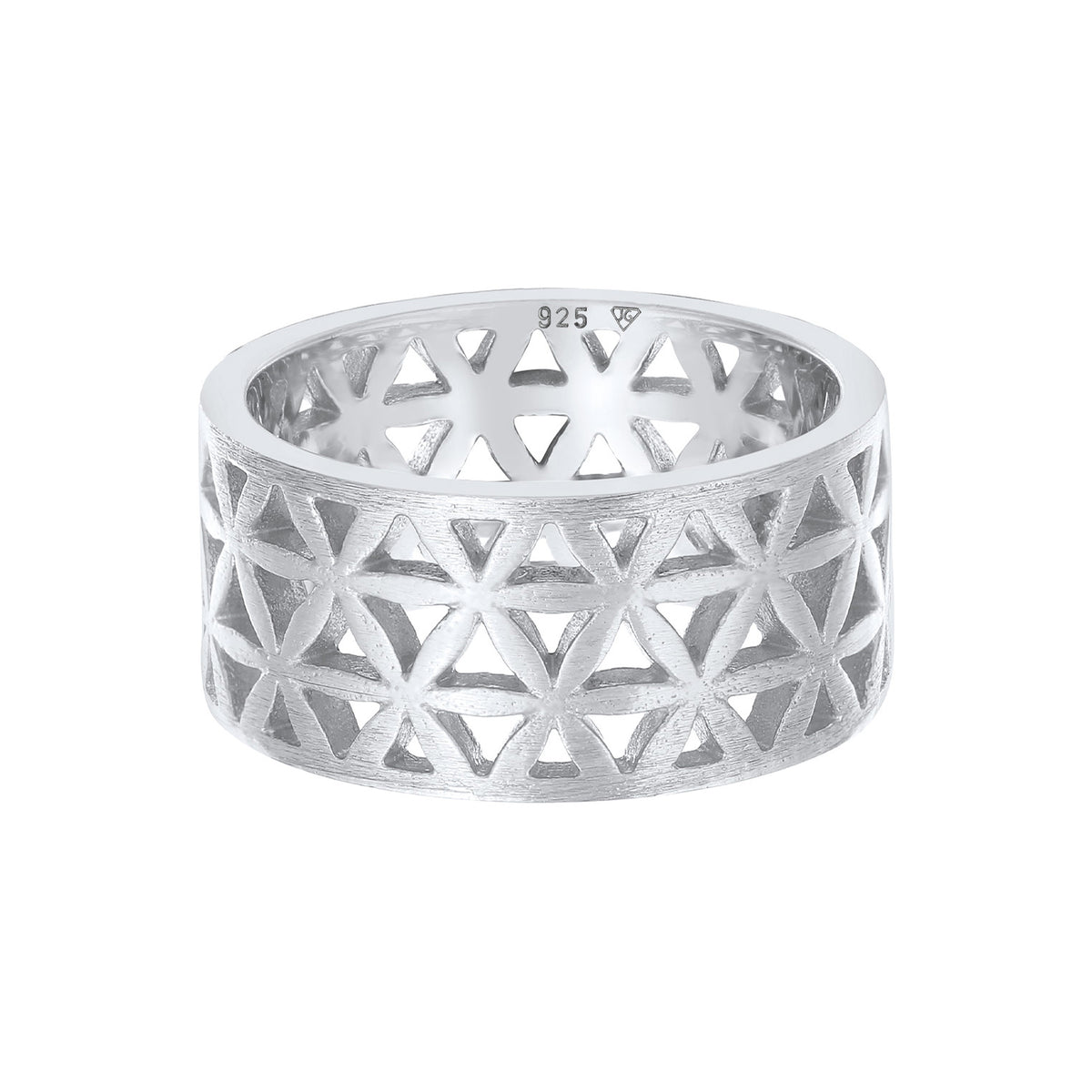 Silber - Elli | Bandring Lebensblume | 925er Sterling Silber