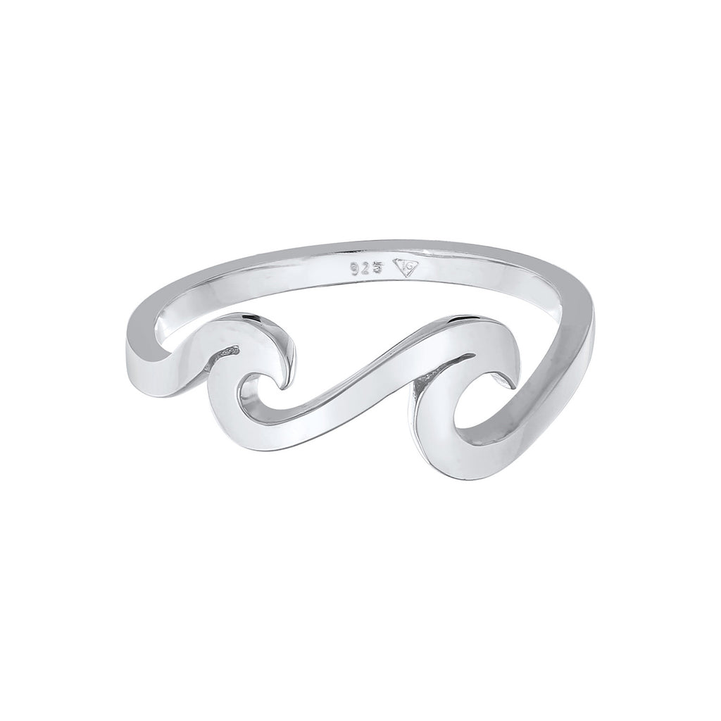Silber - Elli | Ring Wellen | 925er Sterling Silber