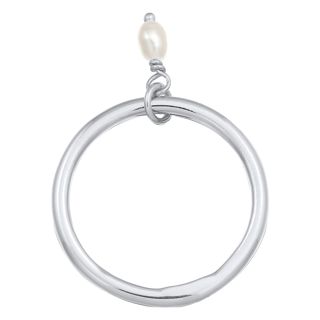 Silber - Elli | Bandring | Süßwasserperle | 925er Sterling Silber