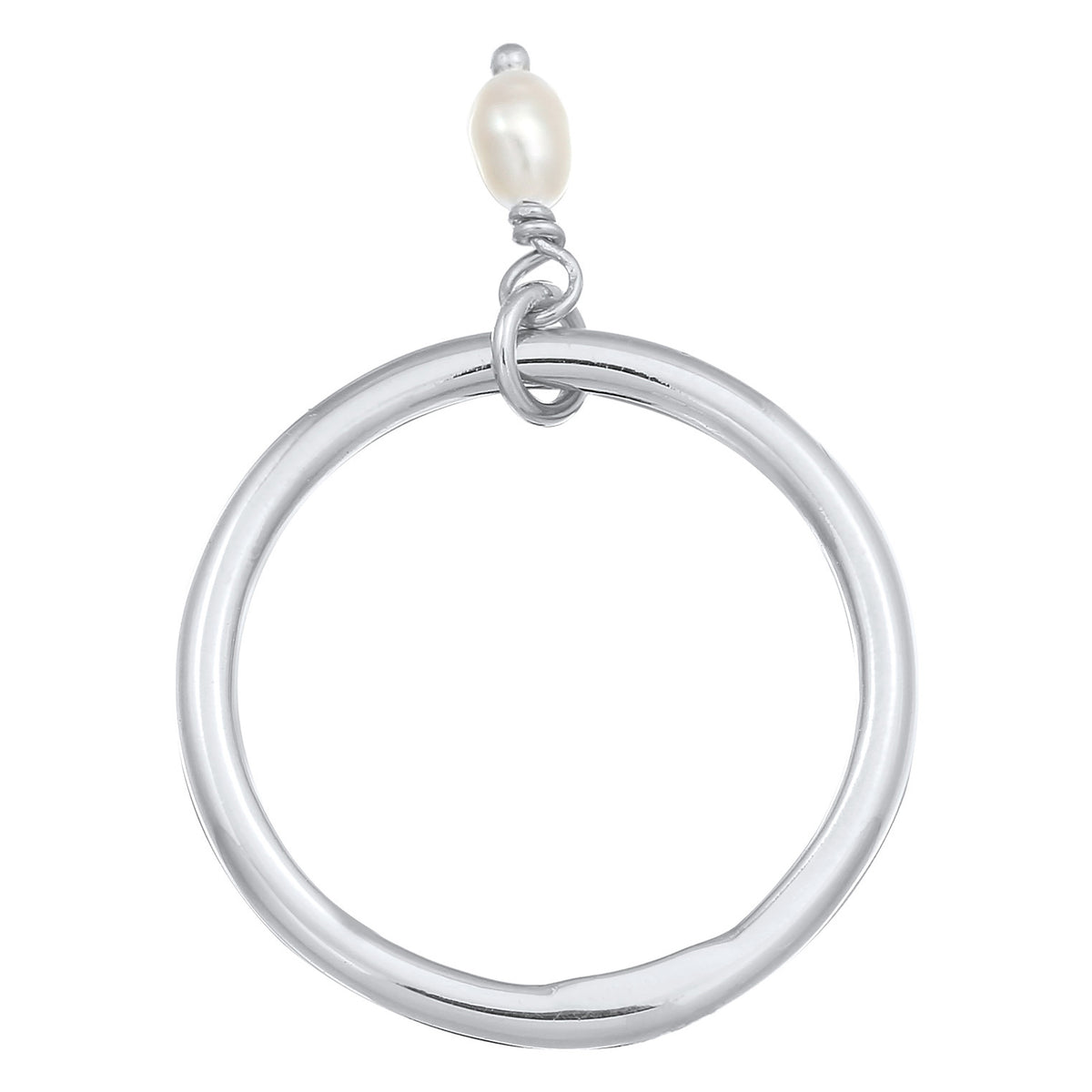 Silber - Elli | Bandring | Süßwasserperle | 925er Sterling Silber