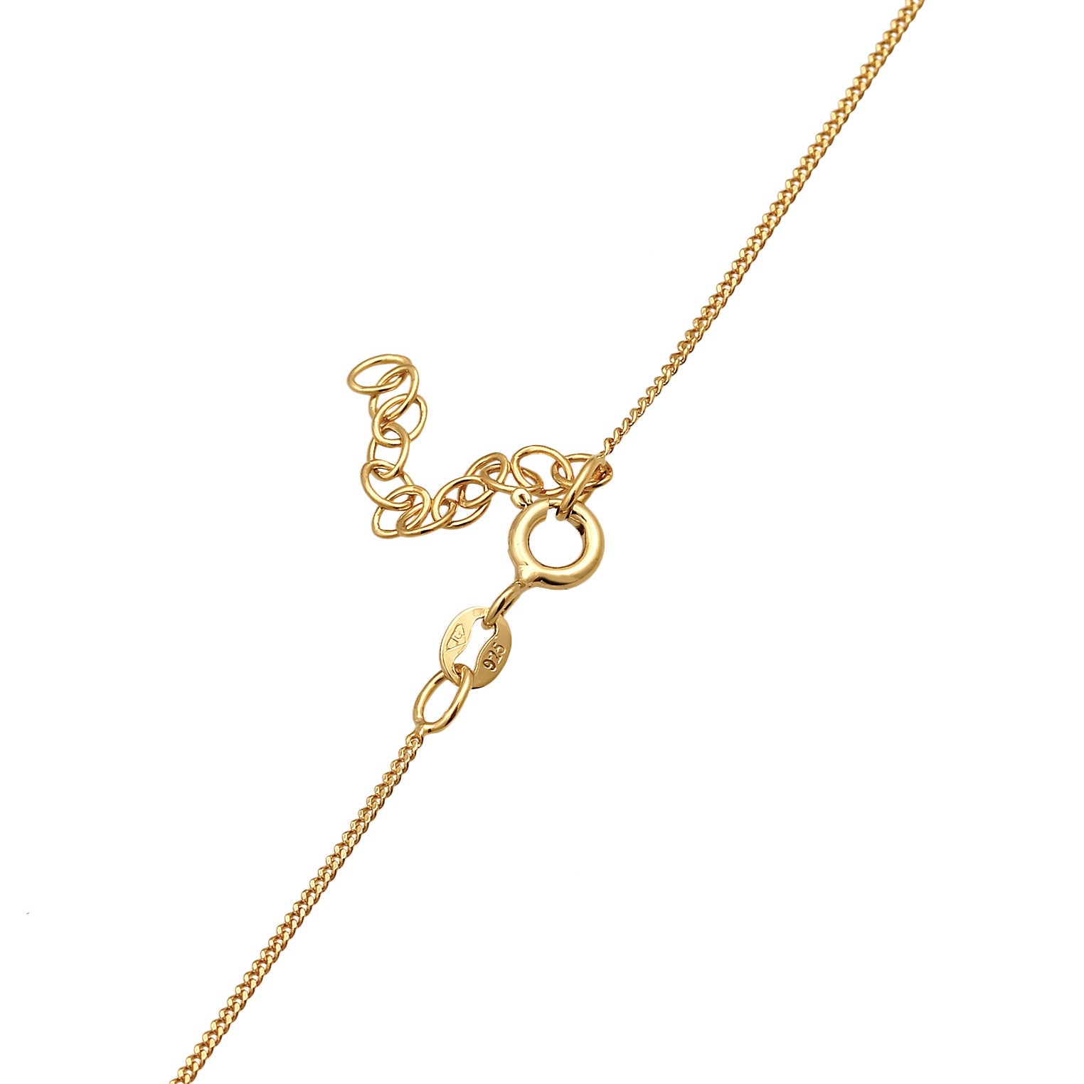 Gold - Elli | Halskette Lotusblume | 925er Sterling Silber