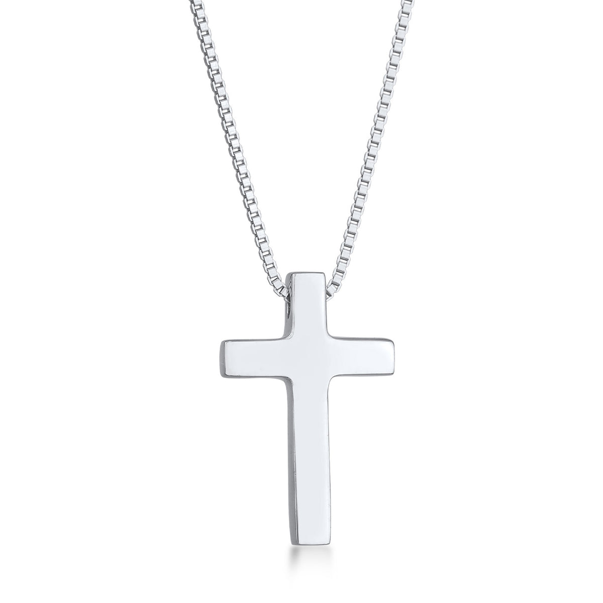 Silber - Elli PREMIUM | Halskette Kreuz | 925er Sterling Silber