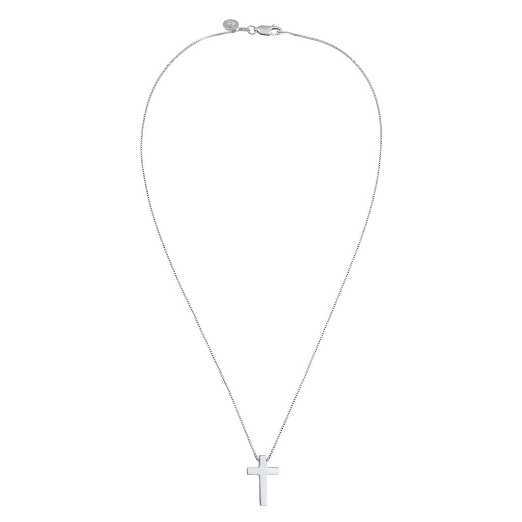 Silber - Elli PREMIUM | Halskette Kreuz | 925er Sterling Silber