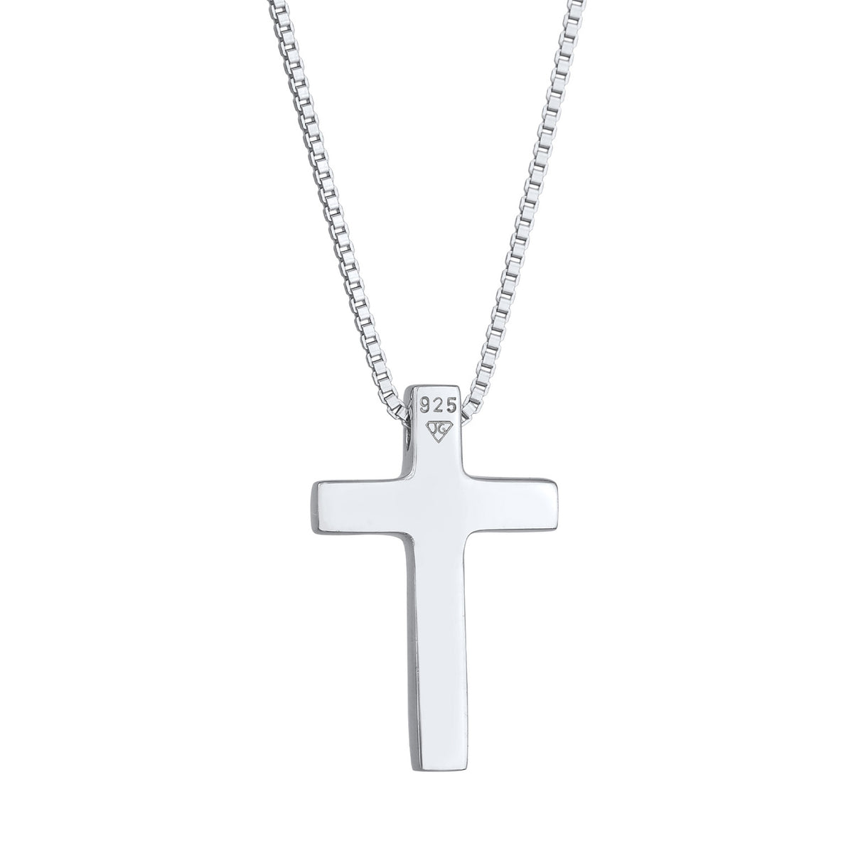 Silber - Elli PREMIUM | Halskette Kreuz | 925er Sterling Silber