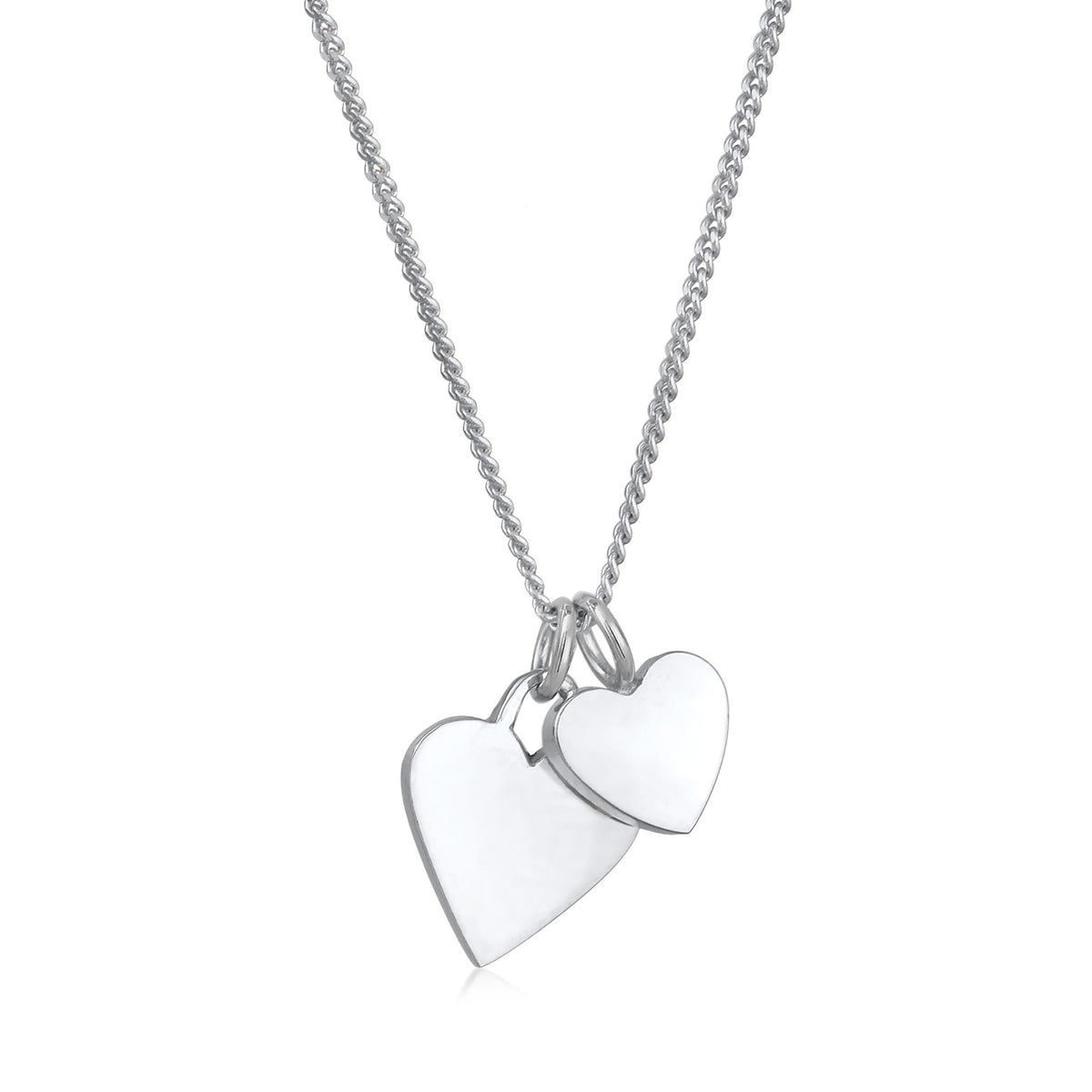 Silber - Elli | Halskette Anhänger Herz | 925er Sterling Silber