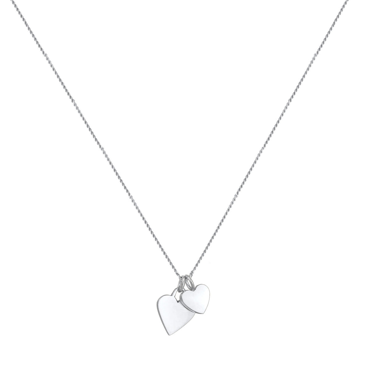 Silber - Elli | Halskette Anhänger Herz | 925er Sterling Silber