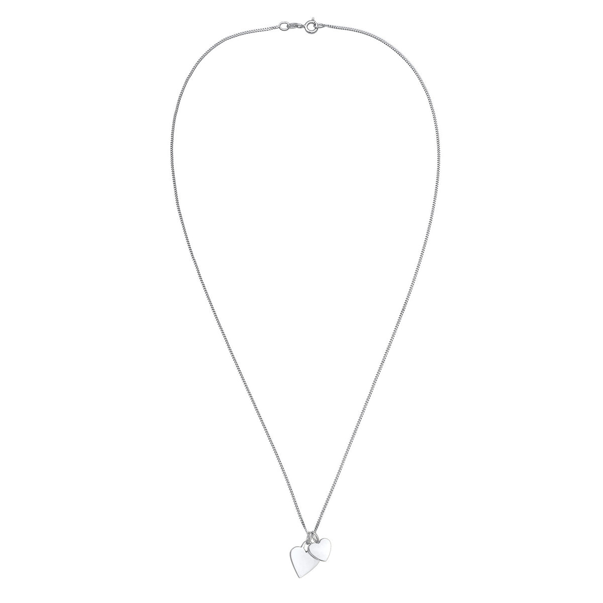 Silber - Elli | Halskette Anhänger Herz | 925er Sterling Silber