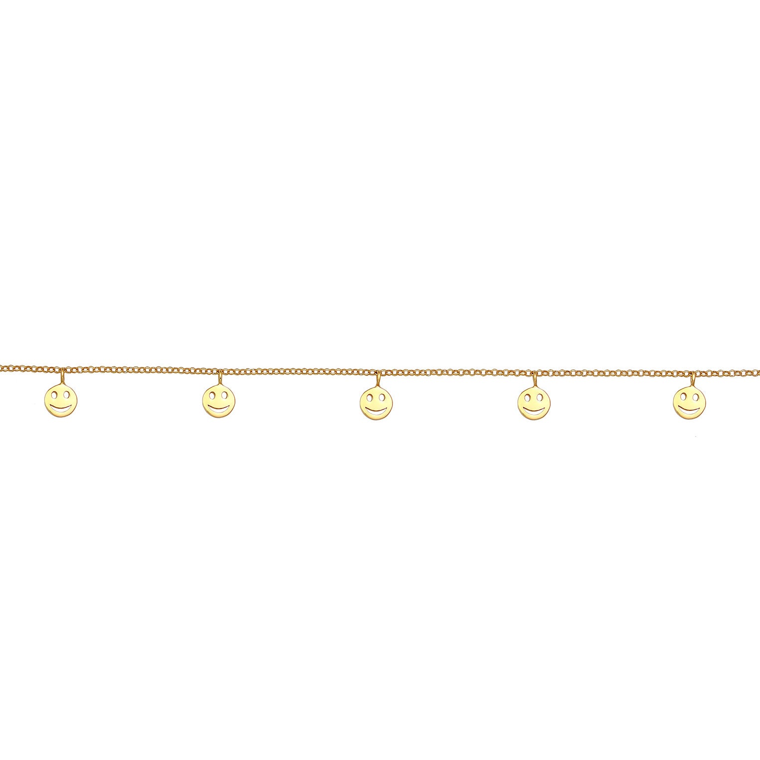 Gold - Elli | Choker Smiling | 925er Sterling Silber