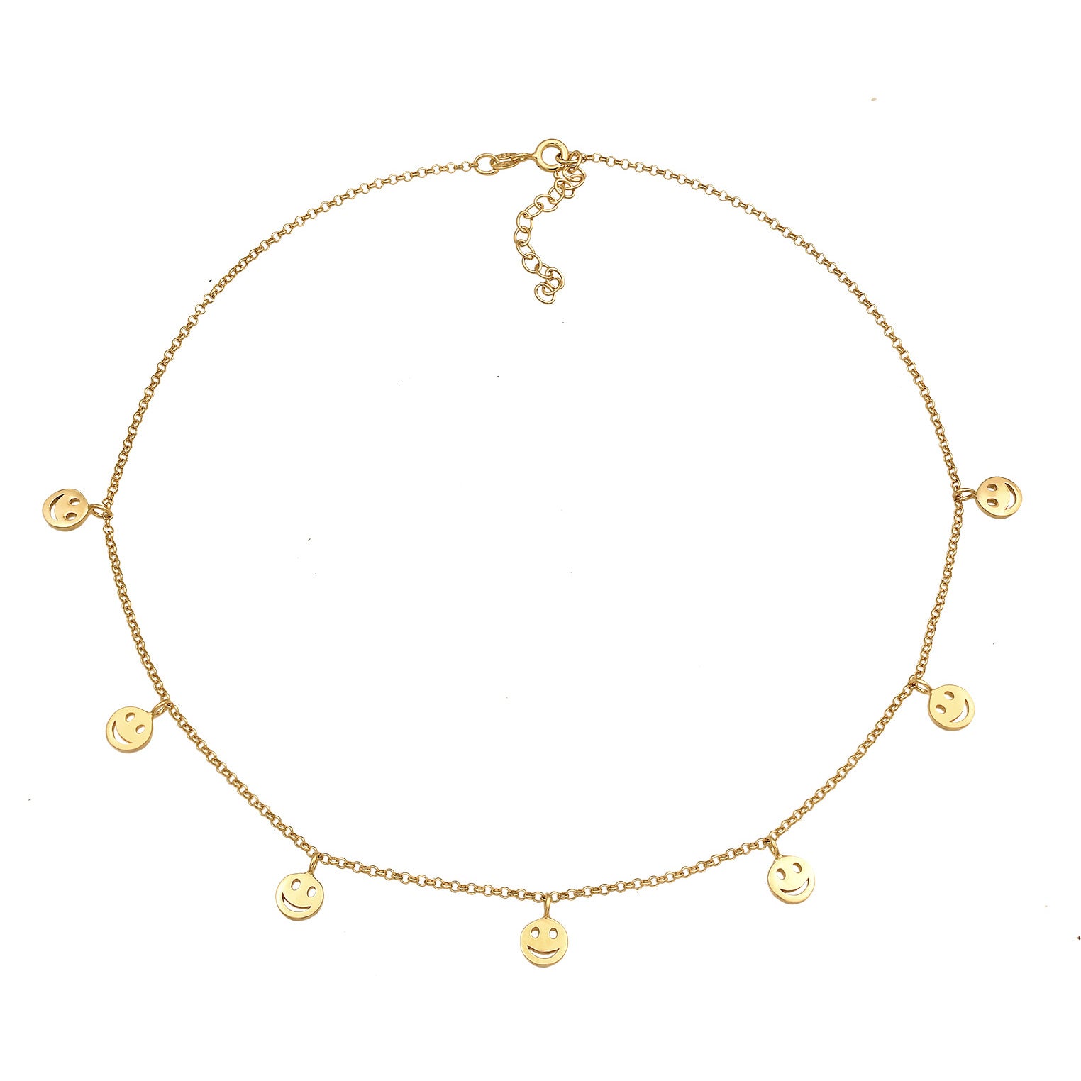 Gold - Elli | Choker Smiling | 925er Sterling Silber