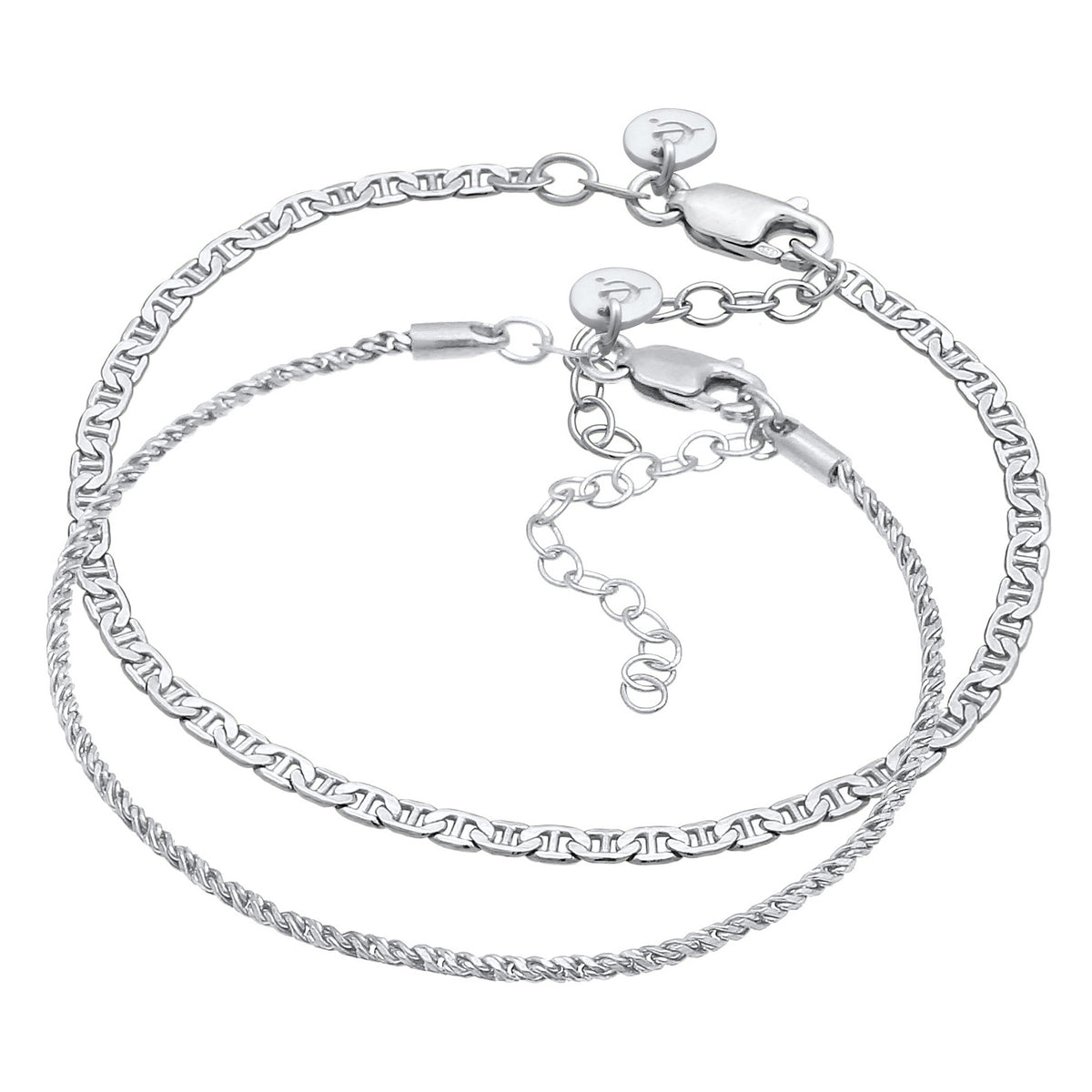 Silber - Elli PREMIUM | Armband-Set Basic | 925er Sterling Silber