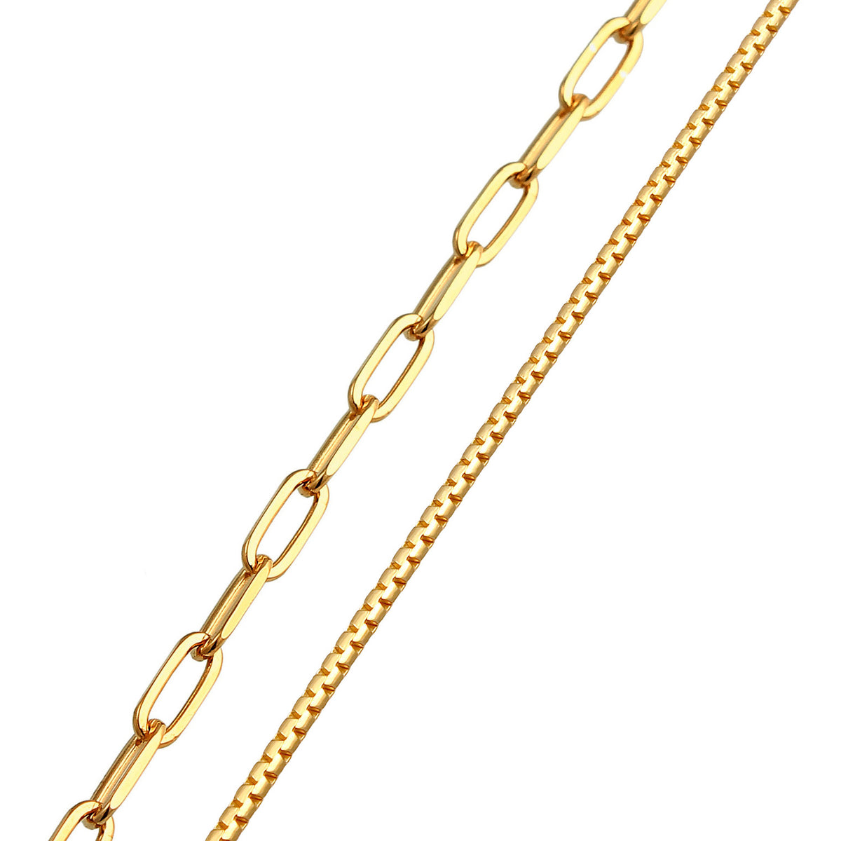 Gold - Elli PREMIUM | Gliederarmband Set Basic | 925er Sterling Silber