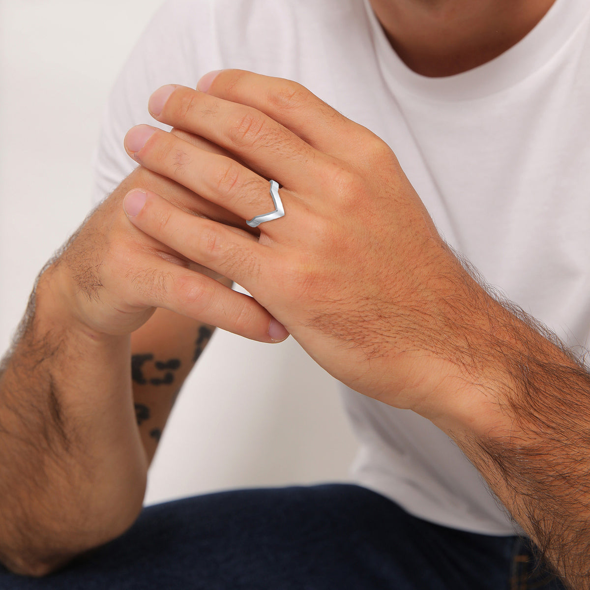 Silber - Elli PREMIUM | Ring Geo | 925er Sterling Silber