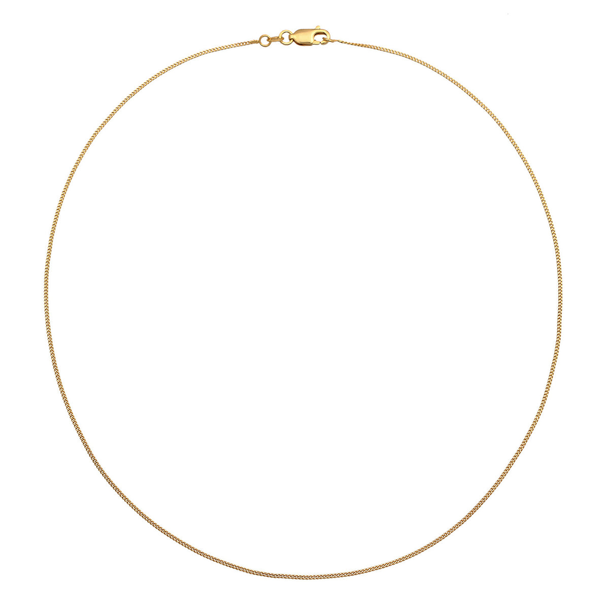 Gold - Elli PREMIUM | Panzer-Halskette | 375er Gelbgold