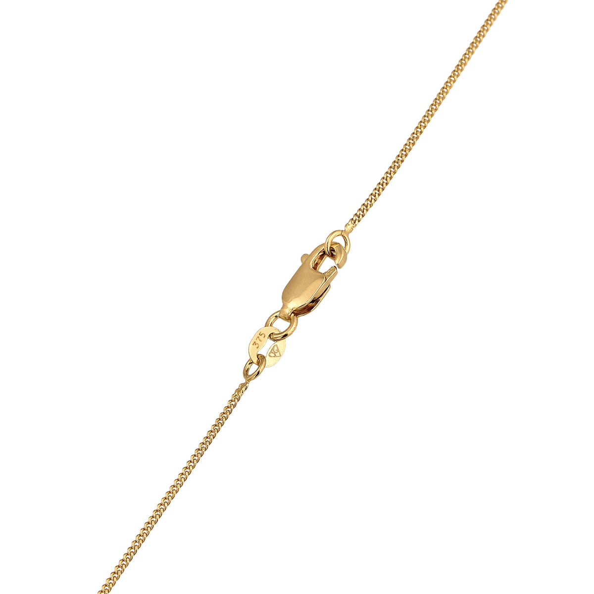Gold - Elli PREMIUM | Panzer-Halskette | 375er Gelbgold