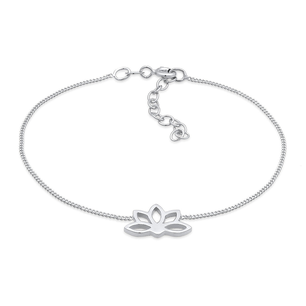 Silber - Elli | Armband Lotusblume | 925er Sterling Silber