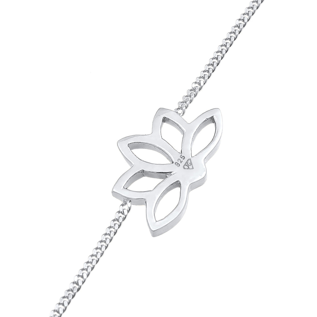 Silber - Elli | Armband Lotusblume | 925er Sterling Silber