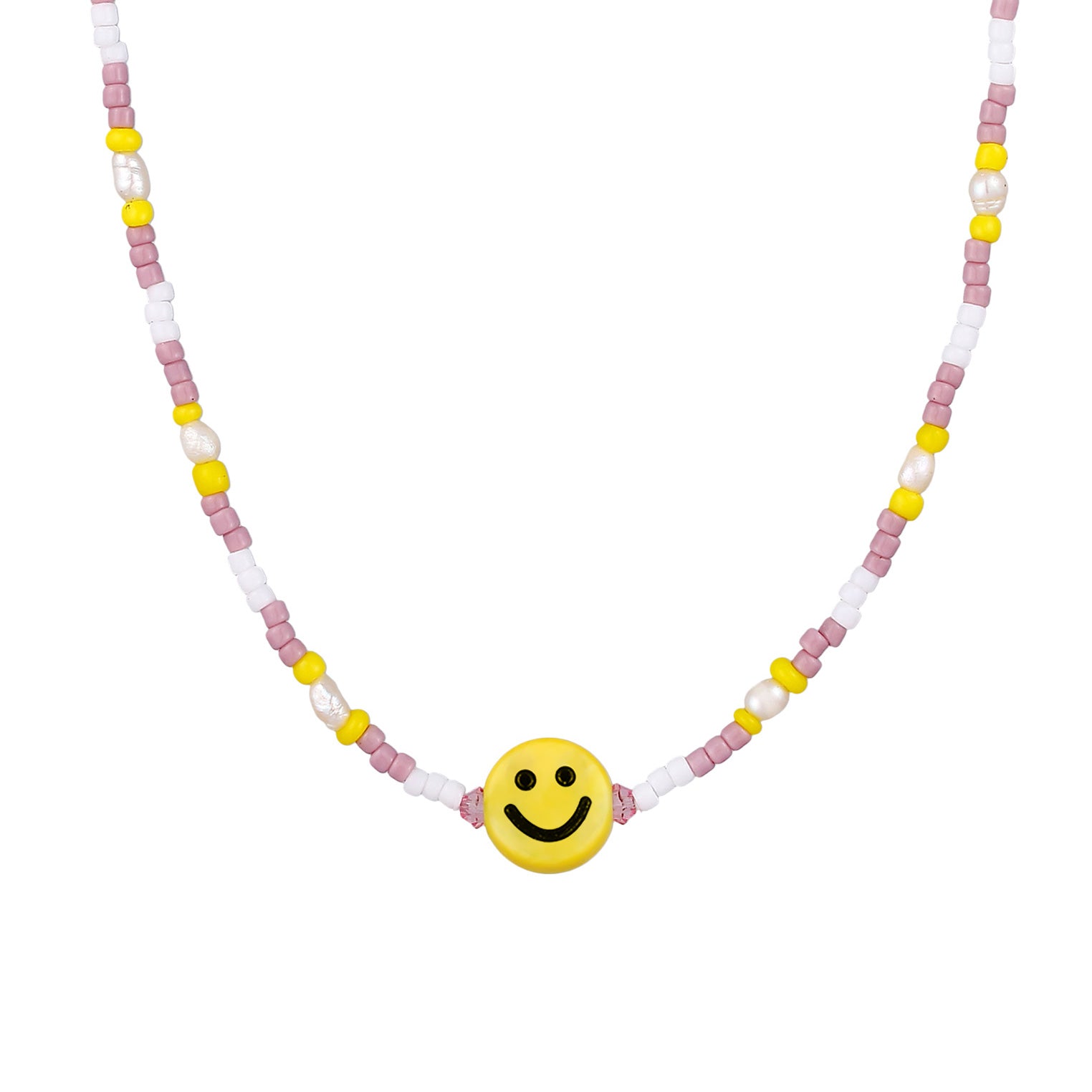 Bunt - Elli | Halskette Smiling Beads | 925er Sterling Silber