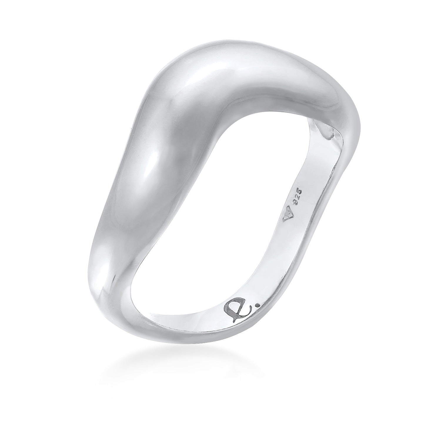 Silber - Elli PREMIUM | Ring Welle Organic | 925er Sterling Silber