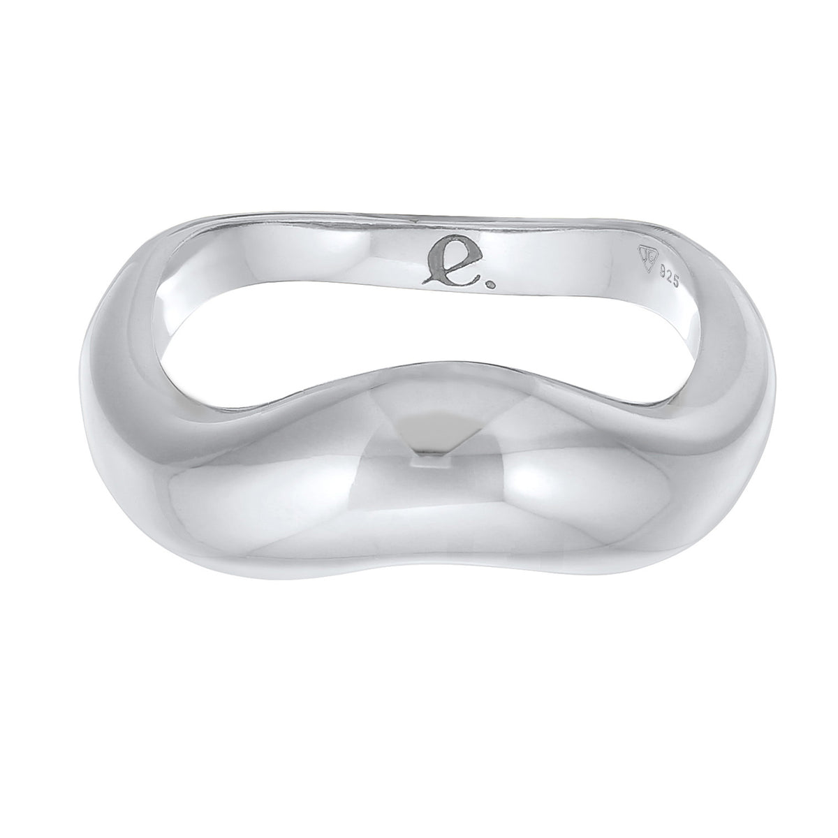 Silber - Elli PREMIUM | Ring Welle Organic | 925er Sterling Silber