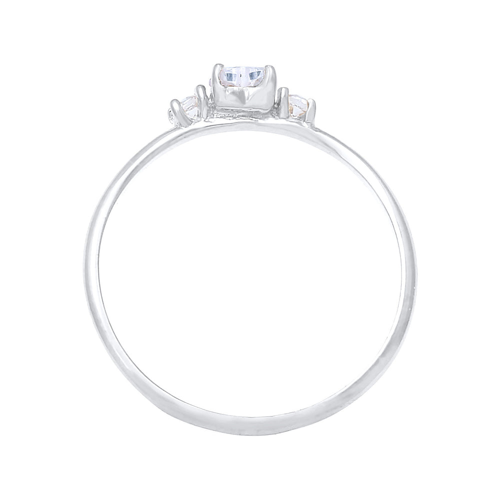 Verlobungsring Herz | Zirkonia (Weiß)