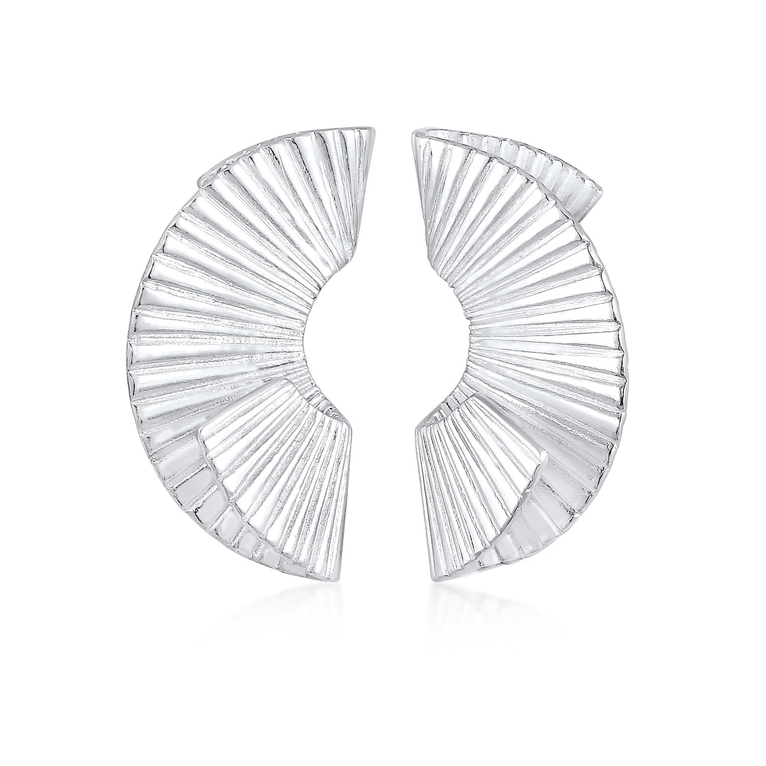 Silber - Elli PREMIUM | Ohrstecker Geo | 925er Sterling Silber