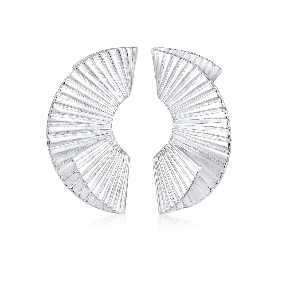 Silber - Elli PREMIUM | Ohrstecker Geo | 925er Sterling Silber