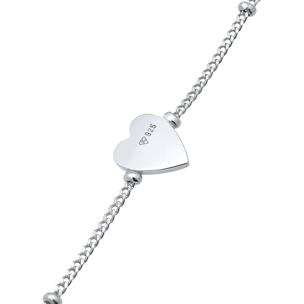 Silber - Elli | Mutter-Kind-Armbandset Herz | 925er Sterling Silber