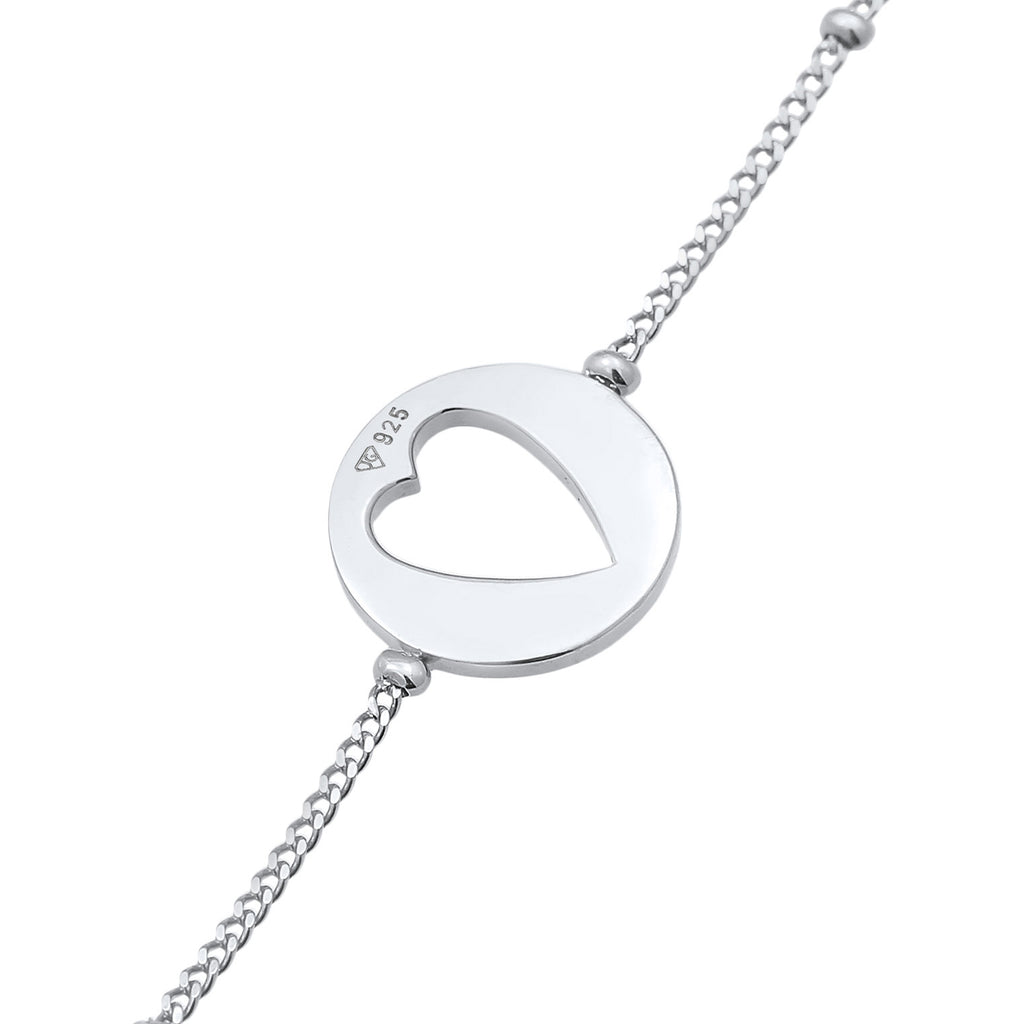 Silber - Elli | Mutter-Kind-Armbandset Herz | 925er Sterling Silber