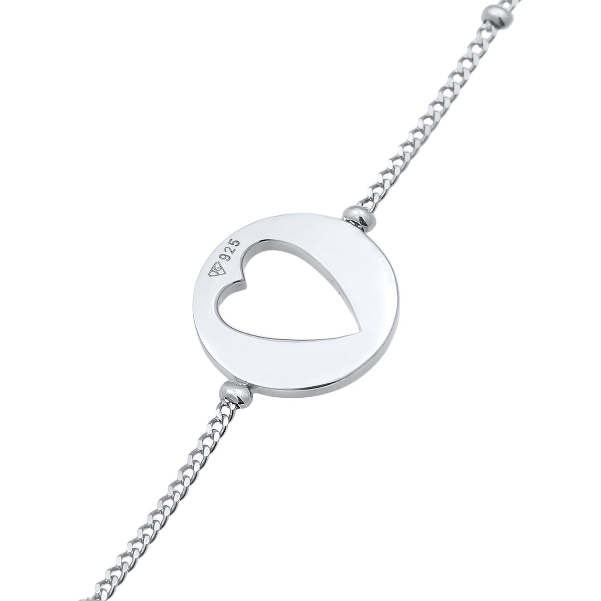 Silber - Elli | Mutter-Kind-Armbandset Herz | 925er Sterling Silber