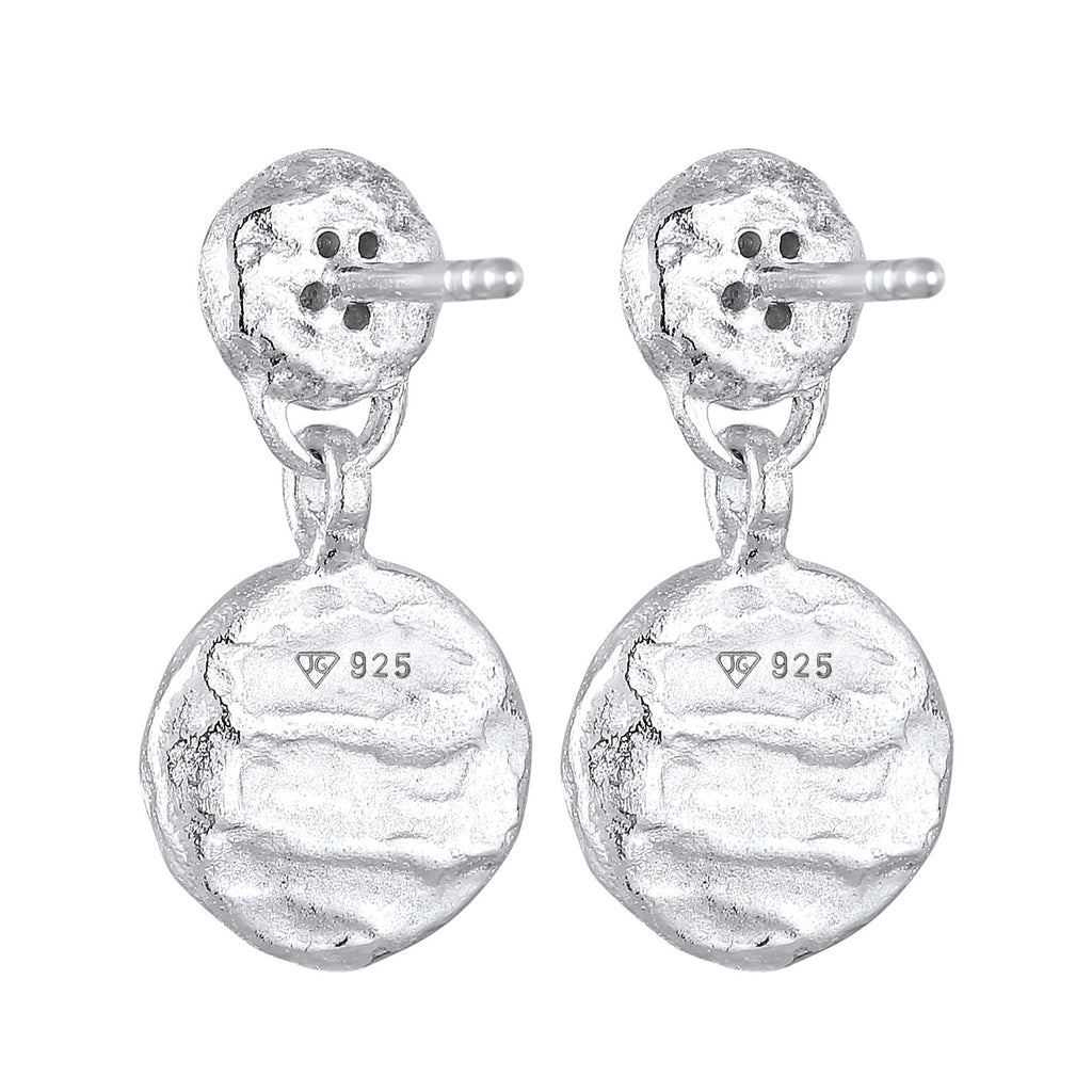 Silber - Elli DIAMONDS | Diamanten (0.05 ct) Plättchen Vintage 925 Silber