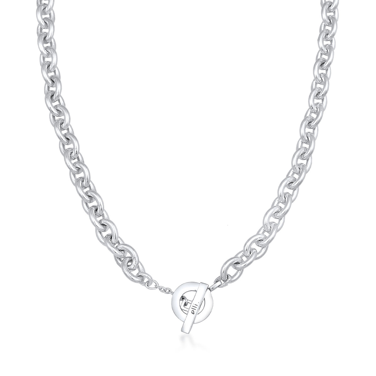 Silber - Elli PREMIUM | Glieder-Halskette Grob | 925er Sterling Silber