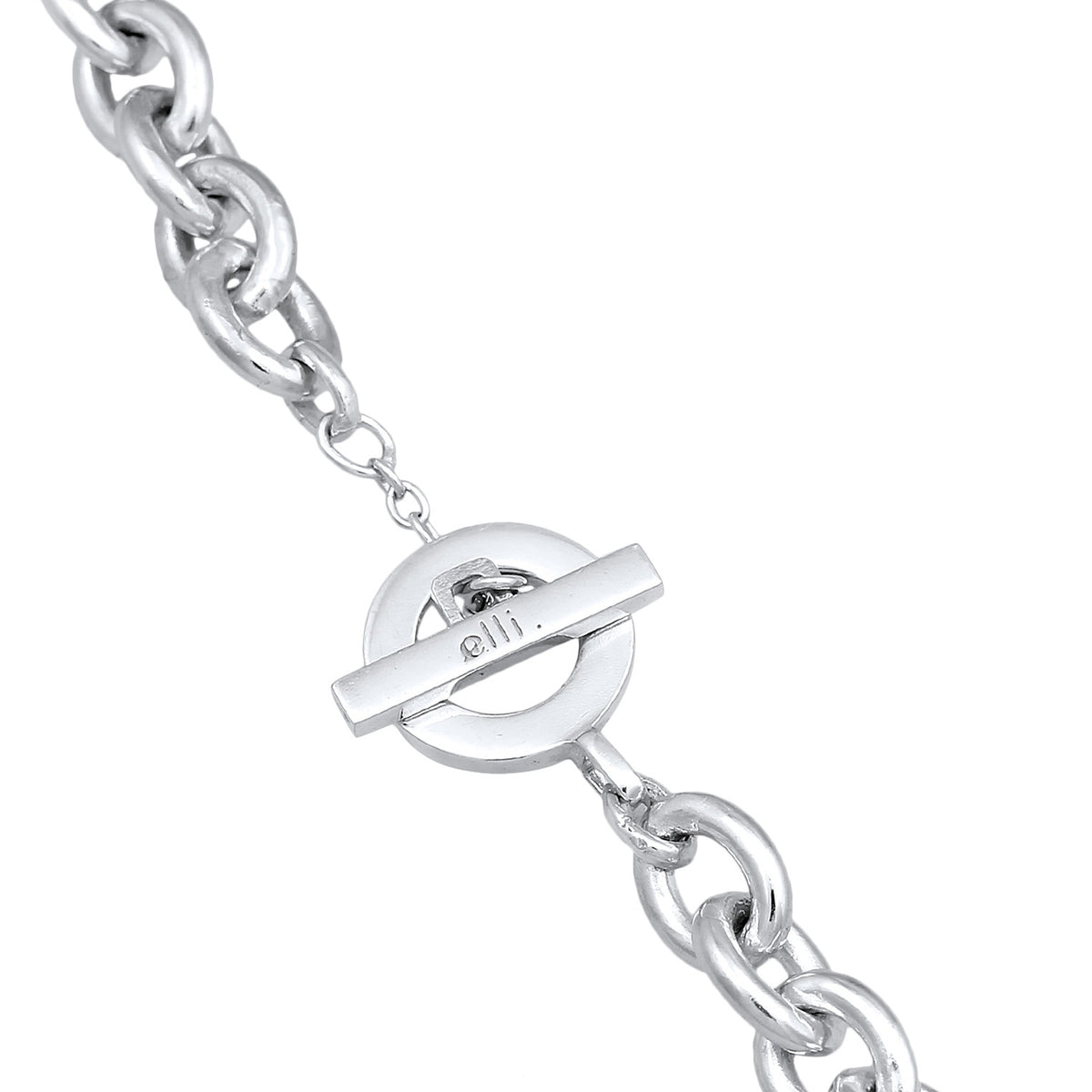 Silber - Elli PREMIUM | Glieder-Halskette Grob | 925er Sterling Silber