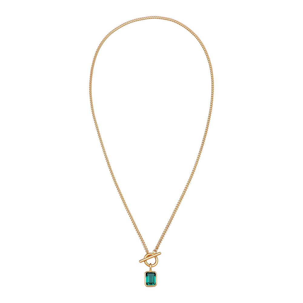 Necklace T-Bone | Quartz (Green)