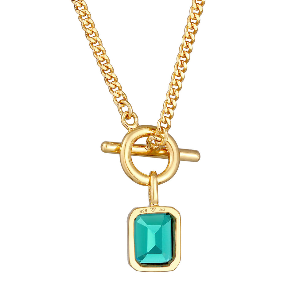 Necklace T-Bone | Quartz (Green)