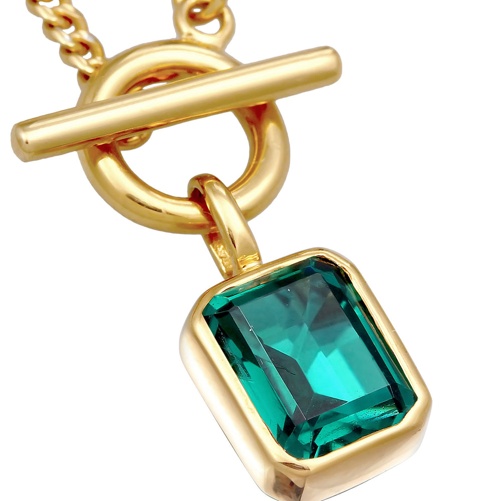 Necklace T-Bone | Quartz (Green)