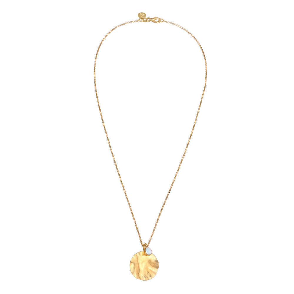 Necklace Platelet | moonstone