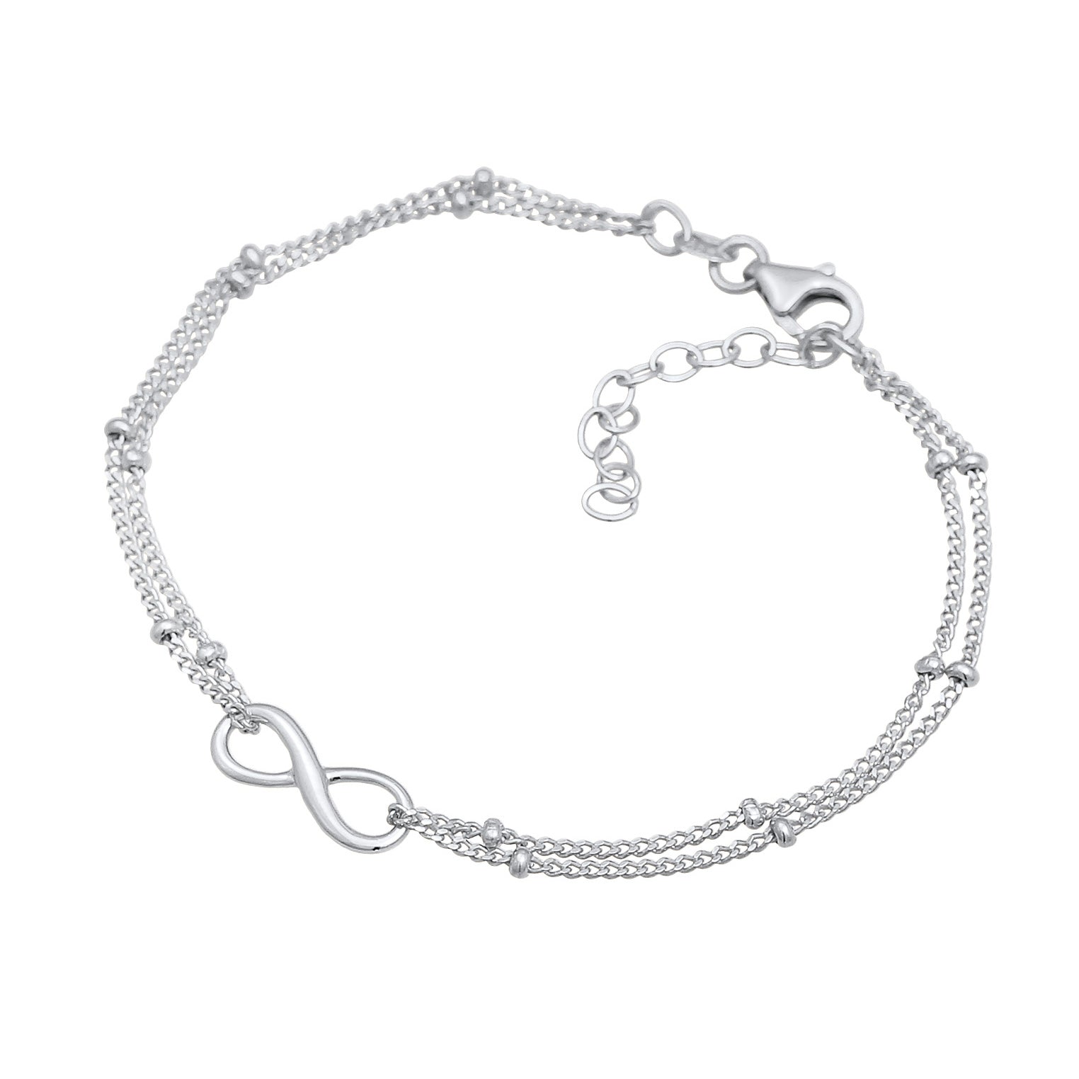Silber - Elli | Armband Infinity Liebe | 925er Sterling Silber