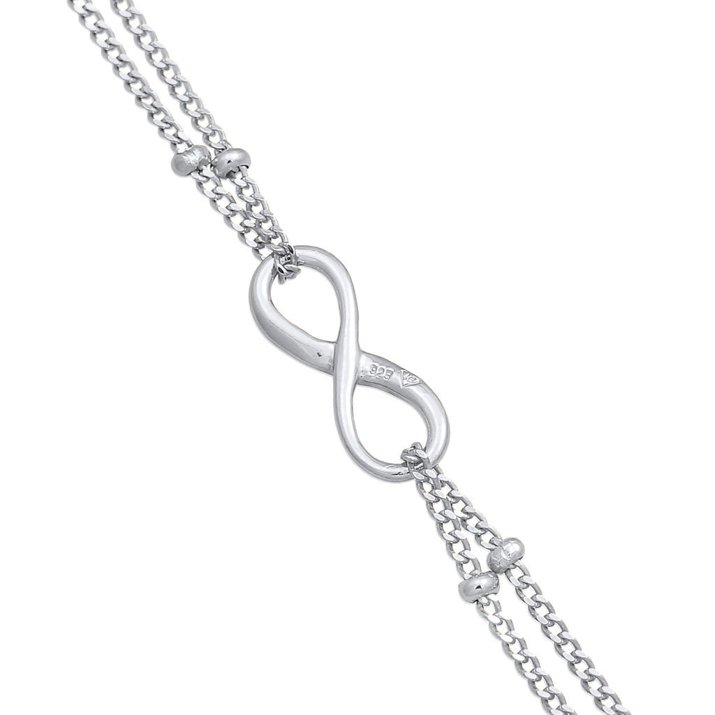 Silber - Elli | Armband Infinity Liebe | 925er Sterling Silber