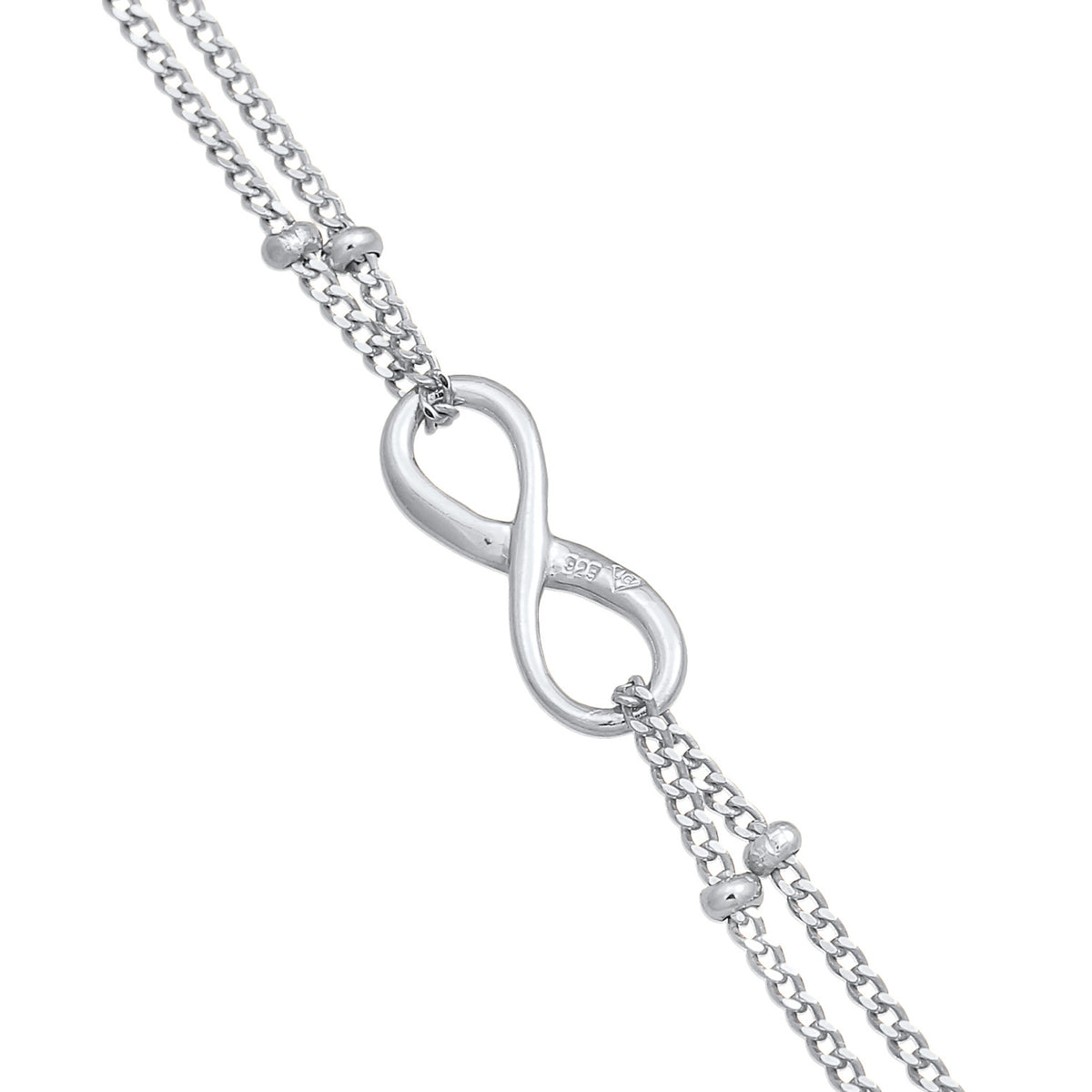 Silber - Elli | Armband Infinity Liebe | 925er Sterling Silber
