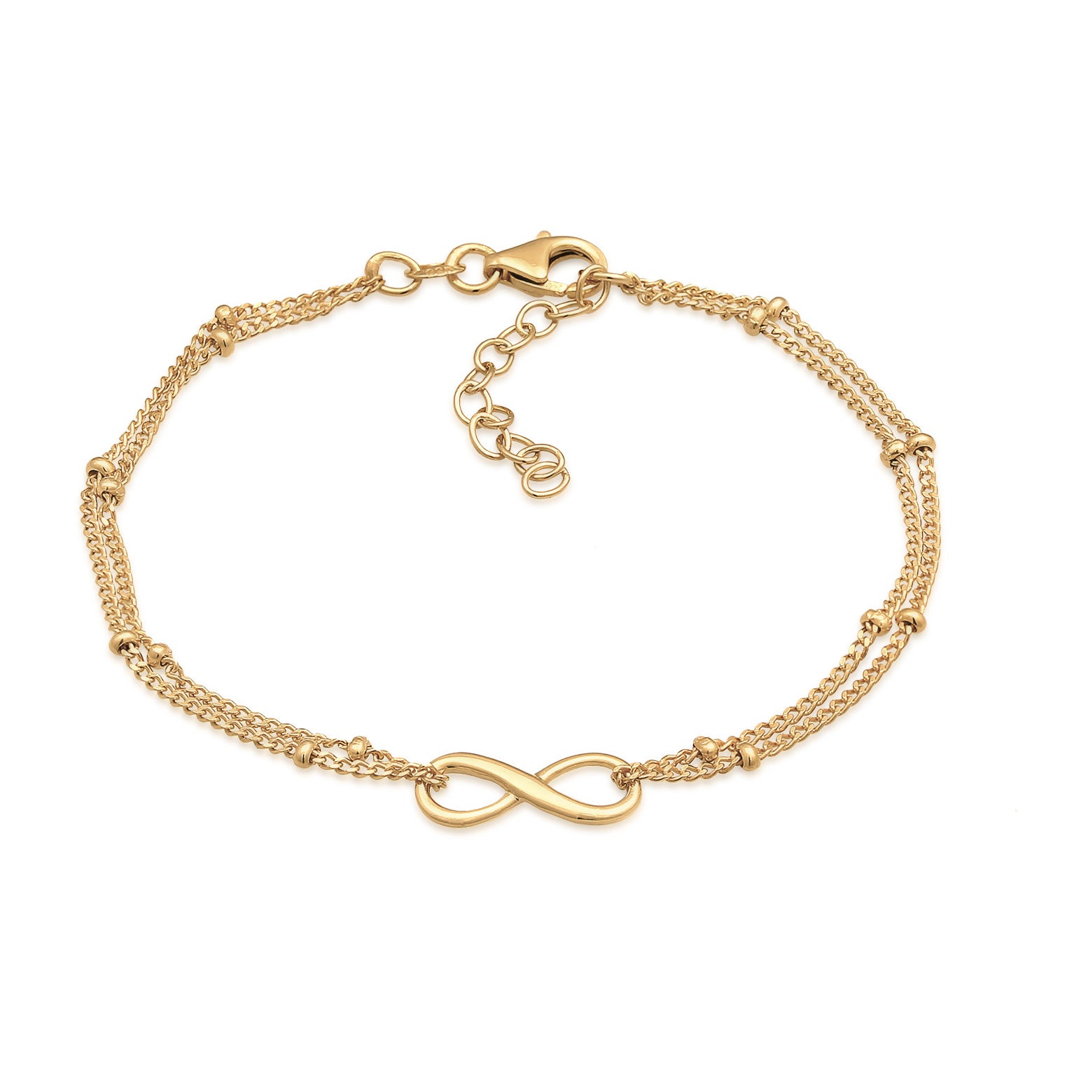 Gold - Elli | Armband Infinity Liebe | 925er Sterling Silber