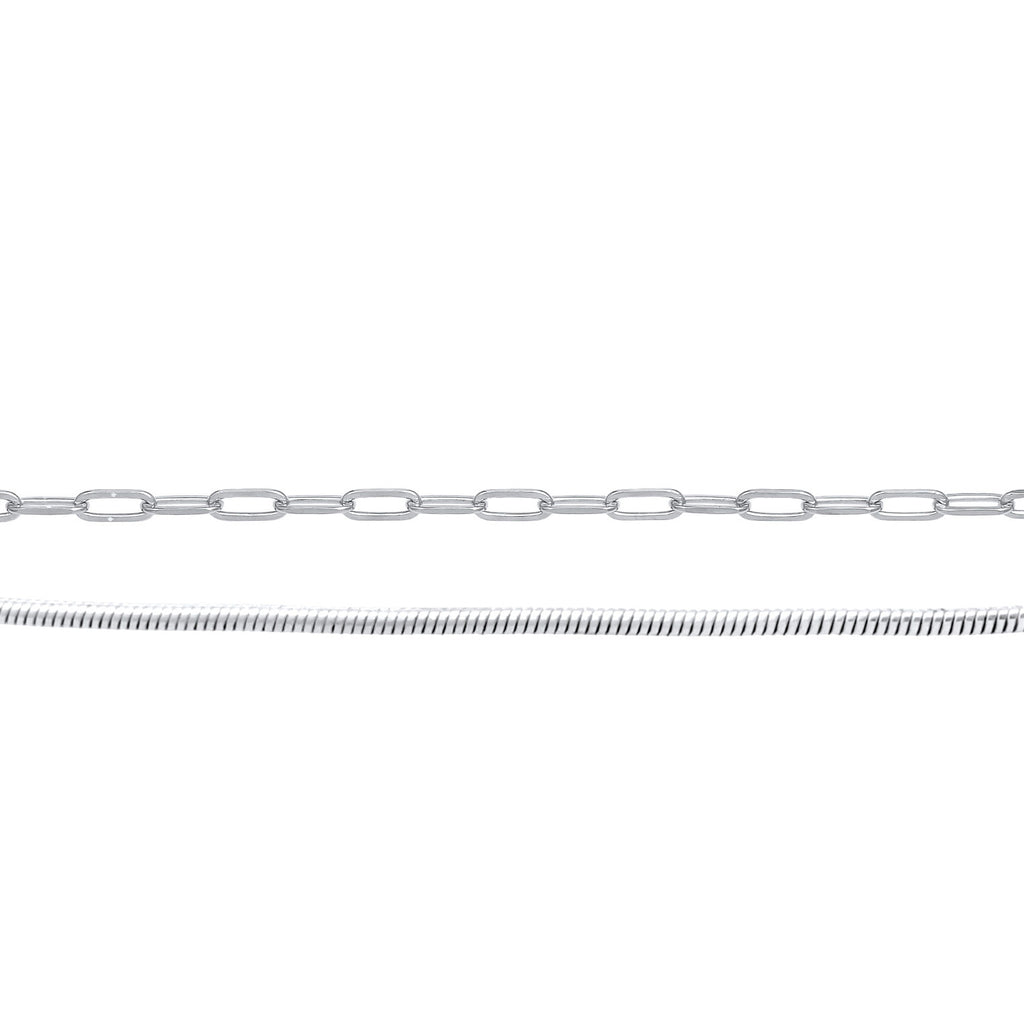 Silber - Elli PREMIUM | Choker 2er Set | 925er Sterling Silber