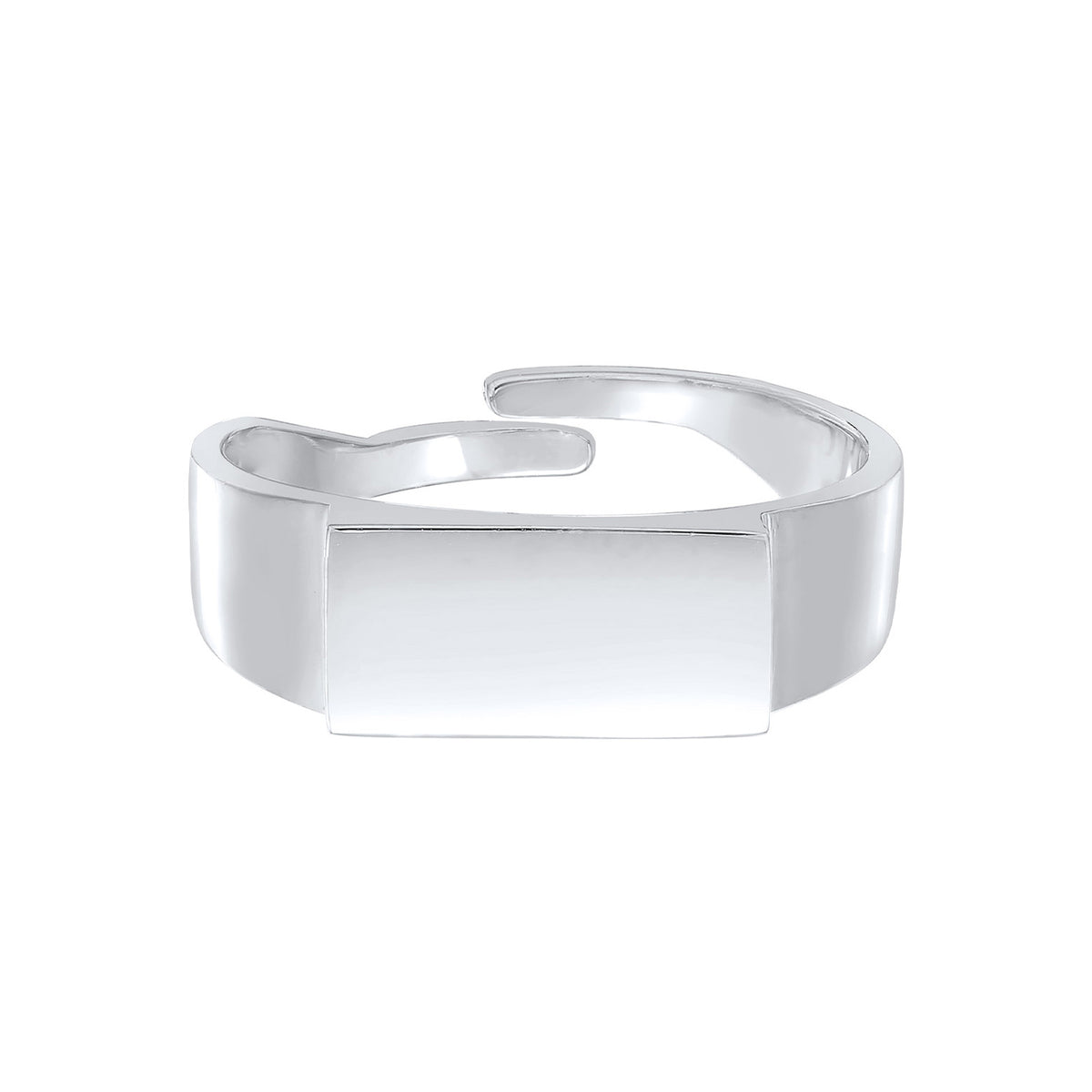 Silber - Elli | Siegelring Offen | 925er Sterling Silber